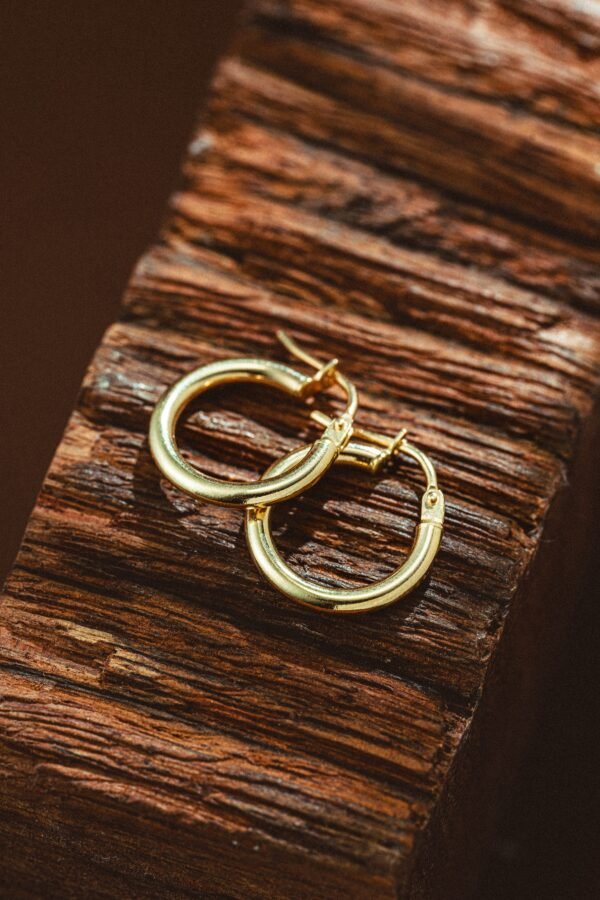 18K Gold Indian Style Earrings